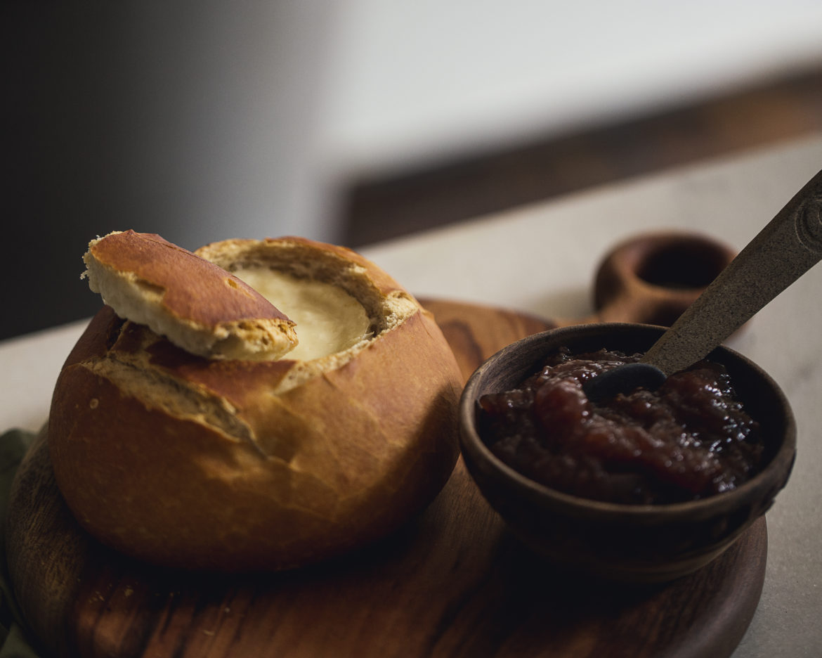 brie no pão italiano